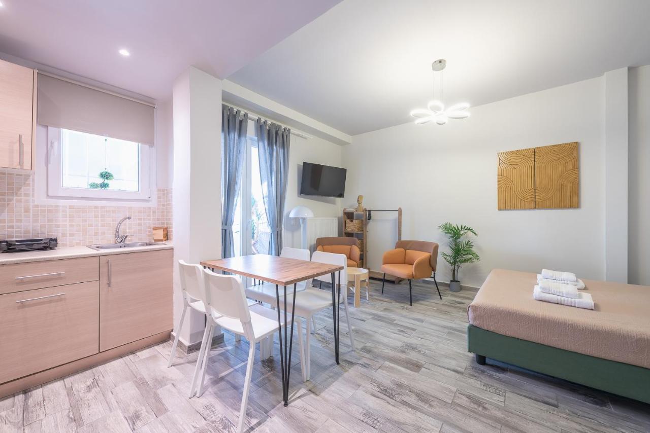 Sunny Studio With Starlight Balcony Atenas Exterior foto